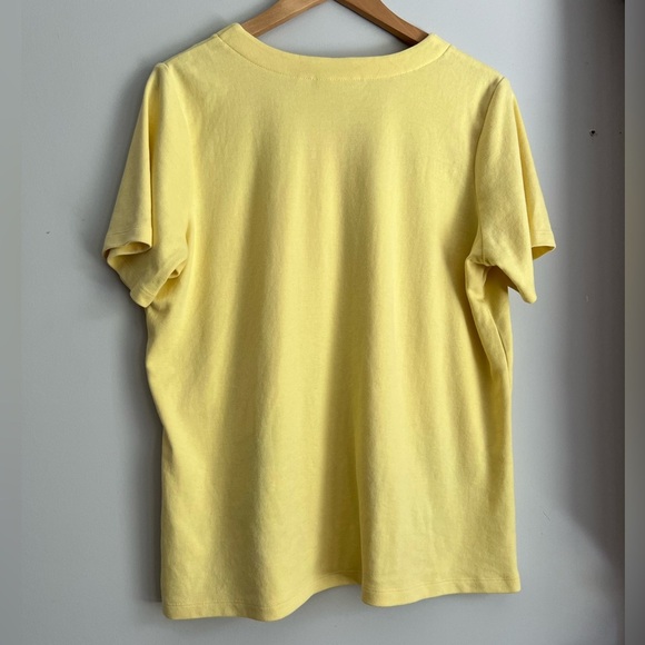 Quacker Factory Button Up T-Shirt Casual Beach Summer Vacation Theme Large - Picture 9 of 9